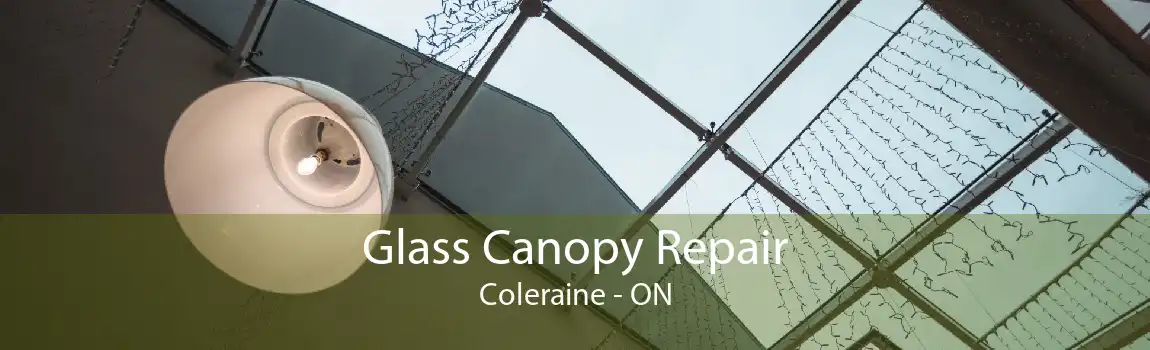 Glass Canopy Repair Coleraine - ON