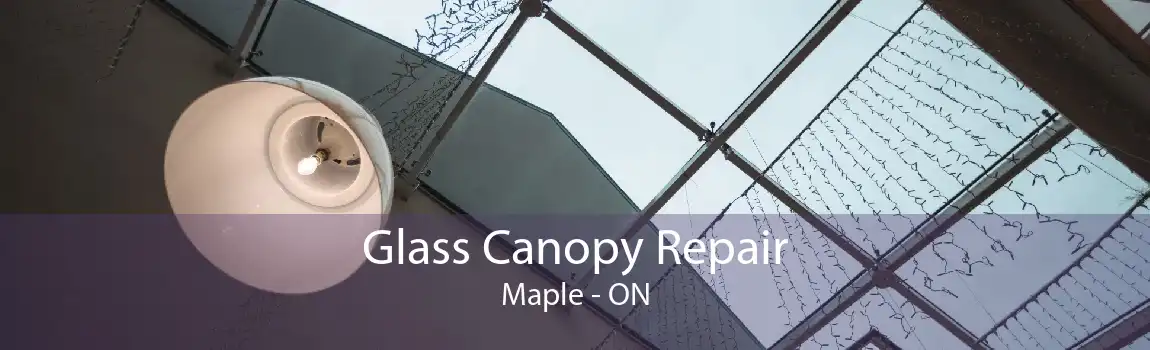 Glass Canopy Repair Maple - ON
