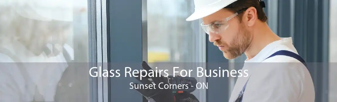 Glass Repairs For Business Sunset Corners - ON